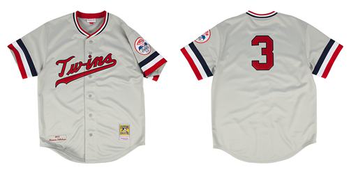 Mitchell And Ness 1972 Twins #3 Harmon Killebrew White Throwback Stitched MLB Jersey - Click Image to Close